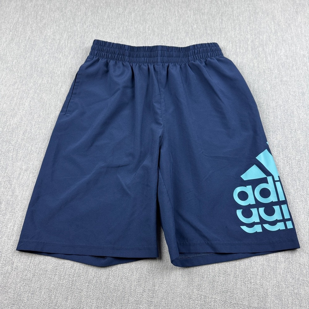 Adidas Shorts Mens Small Blue Aeroready Elastic Waistband Essential Woven Train